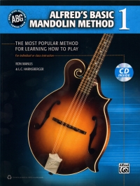 Alfreds Basic Mandolin Method 1 Book & Cd Sheet Music Songbook