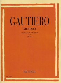 Gautiero Metodo Per Mandolino Napoleta Sheet Music Songbook