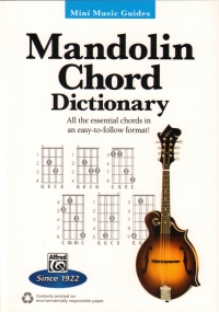Mandolin Chord Dictionary Mini Music Guides Sheet Music Songbook