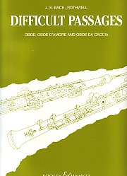 Bach Difficult Passages For Oboe Ed Rothwell Sheet Music Songbook