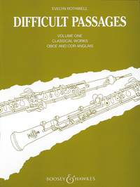 Rothwell Difficult Passages Vol 1 Oboe Classical Sheet Music Songbook