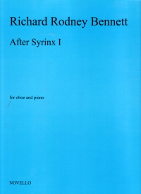 Bennett After Syrinx I Oboe Sheet Music Songbook