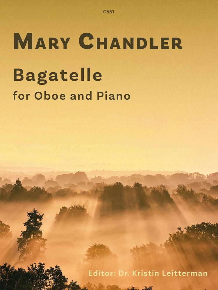 Chandler Bagatelle Oboe & Piano Sheet Music Songbook