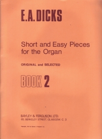 Short Pieces For Organ Book 2 Sheet Music Songbook