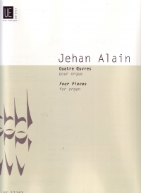 Alain Four Pieces For Organ Sheet Music Songbook