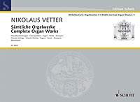 Middle German Organ Masters 5 Vetter Sheet Music Songbook