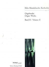 Mendelssohn Organ Works Vol 2 Schmidt Organ Sheet Music Songbook