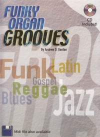 Funky Organ Grooves Gordon Book & Cd Sheet Music Songbook