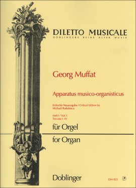 Muffat Apparatus Musico-organisticus Band 1 Organ Sheet Music Songbook