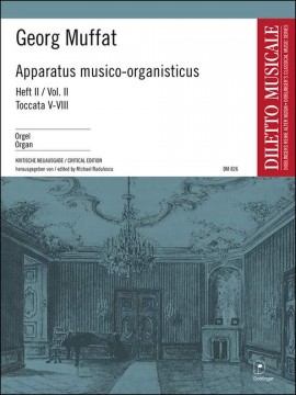 Muffat Apparatus Musico-organisticus Band 2 Organ Sheet Music Songbook