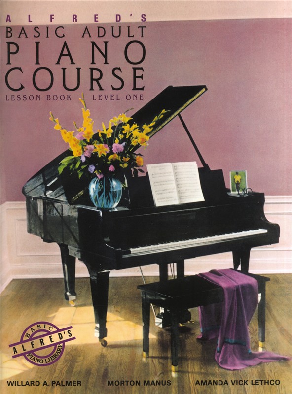 Alfred Basic Adult Lesson Book Level 1 Sheet Music Songbook
