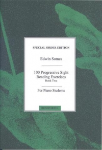 100 Progressive Sight-reading Exercises Bk 2 Piano Sheet Music Songbook