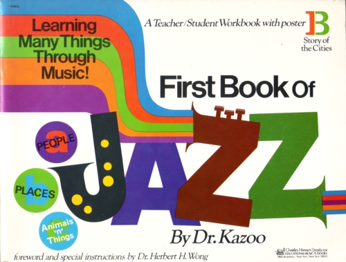 First Book Of Jazz Book B (+ Record) Kazoo Piano Sheet Music Songbook