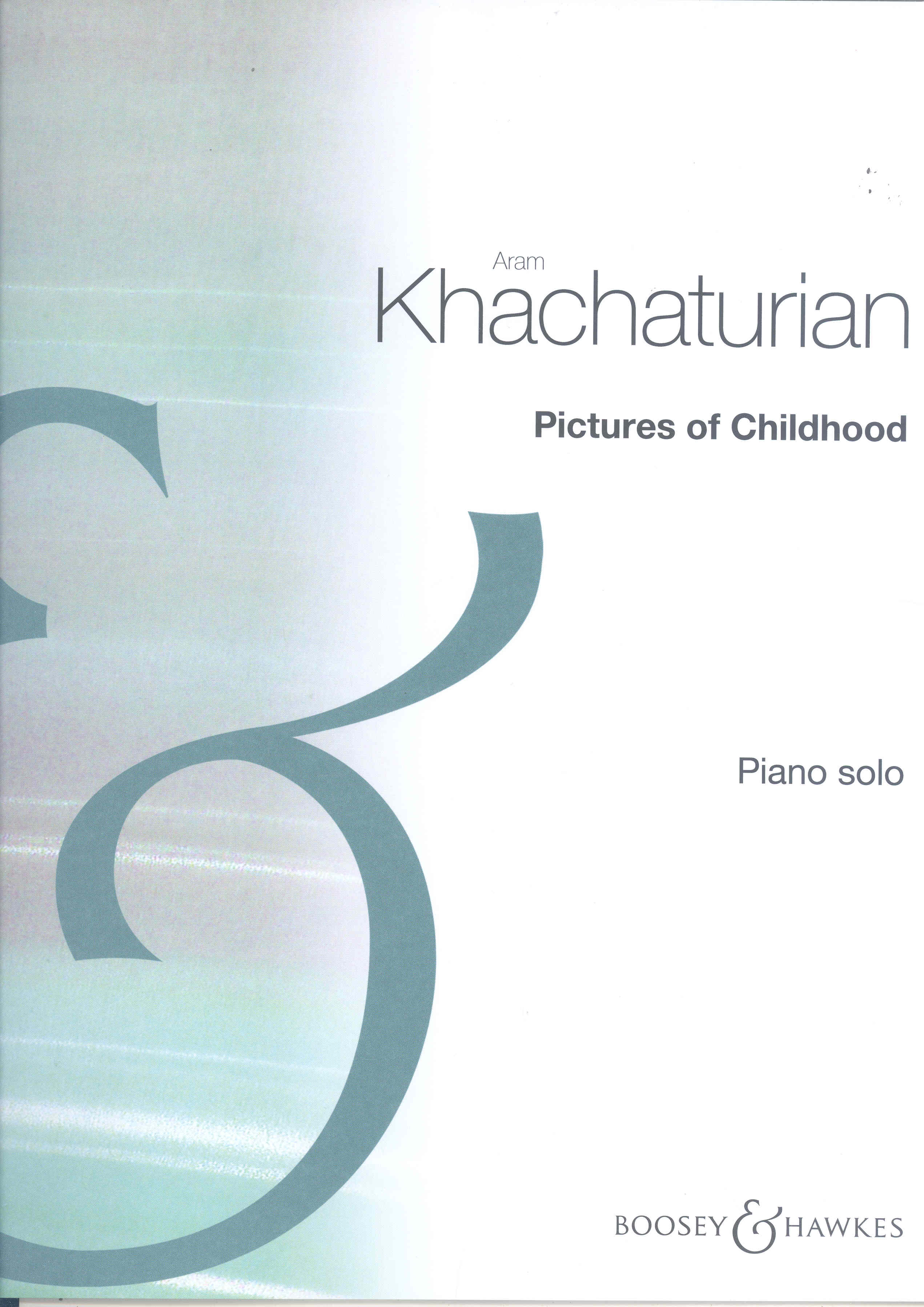 Khachaturian Pictures Of Childhood Piano Sheet Music Songbook