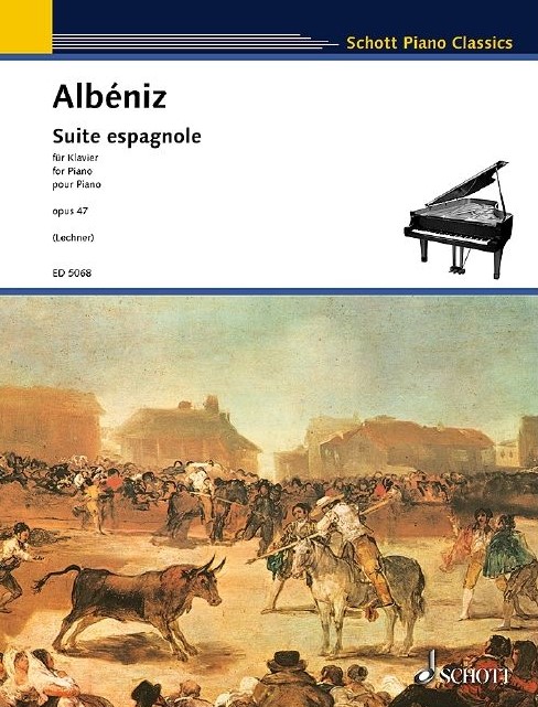 Albeniz Suite Espagnole (complete) Piano Sheet Music Songbook