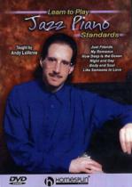Andy Laverne Learn To Playjazz Piano Standards Dvd Sheet Music Songbook