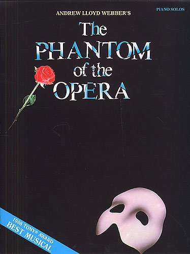 Phantom Of The Opera Piano Solos Sheet Music Songbook