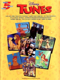 Disney Tunes 5 Finger Piano Sheet Music Songbook