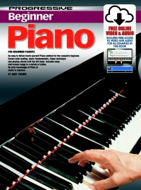 Progressive Beginner Piano Book + Online Sheet Music Songbook