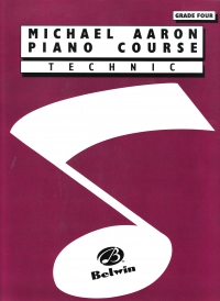 Aaron Piano Course Technic Grade 4 Sheet Music Songbook