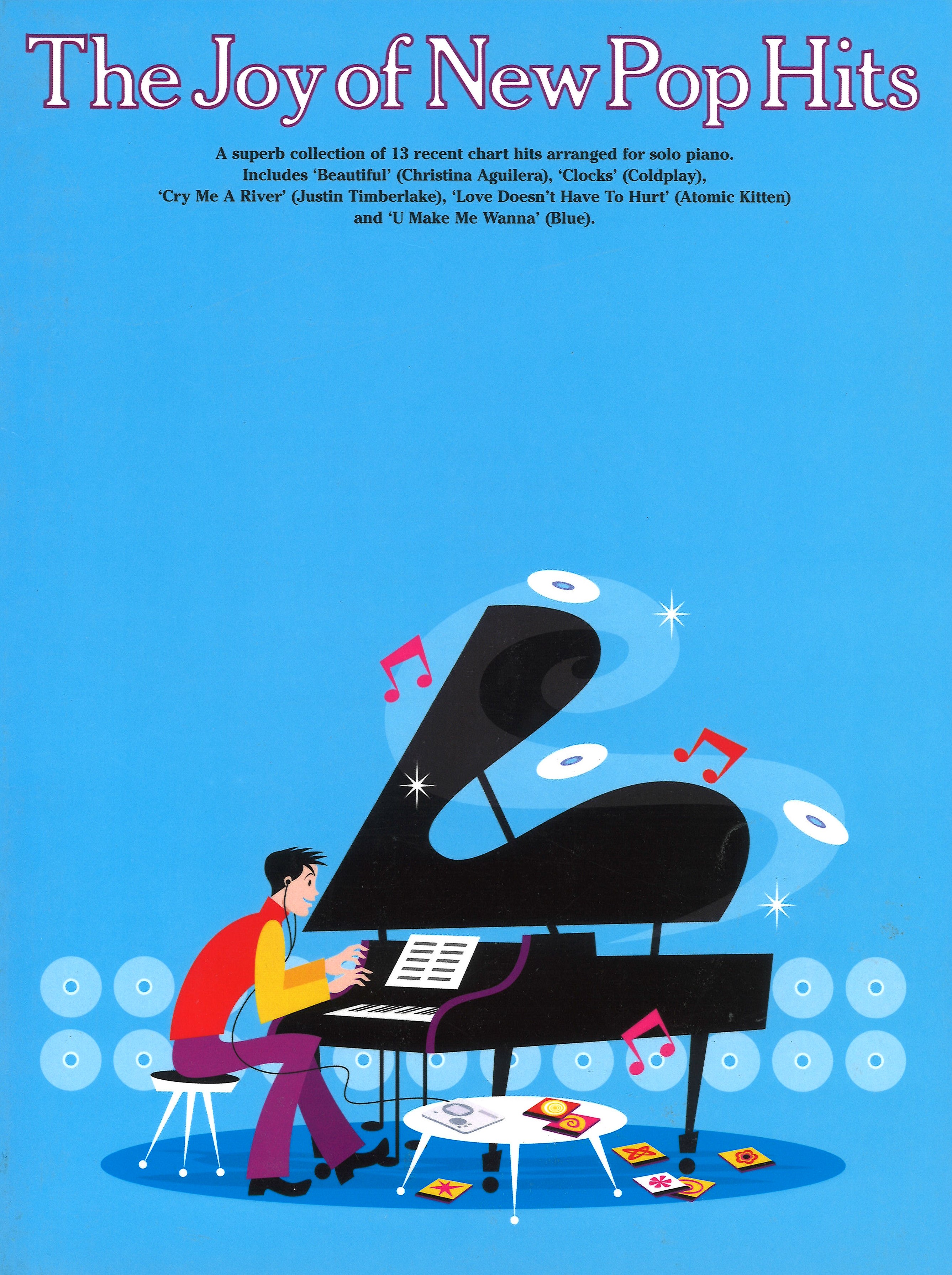 Joy Of New Pop Hits Piano Sheet Music Songbook