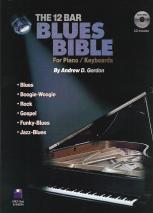 12 Bar Blues Bible Piano/keyboard Gordon Book & Cd Sheet Music Songbook