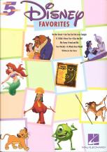 Disney Favourites 5 Finger Piano Sheet Music Songbook