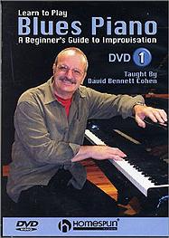 Learn To Play Blues Piano 1 Cohen Dvd Sheet Music Songbook