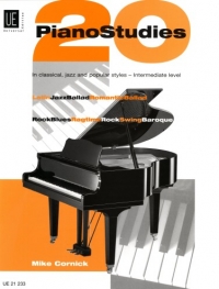 20 Piano Studies Cornick Sheet Music Songbook