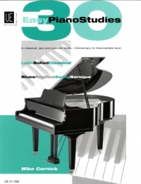 30 Easy Piano Studies Cornick Sheet Music Songbook
