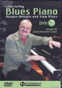 Learn To Play Blues Piano 3 Cohen Dvd Sheet Music Songbook