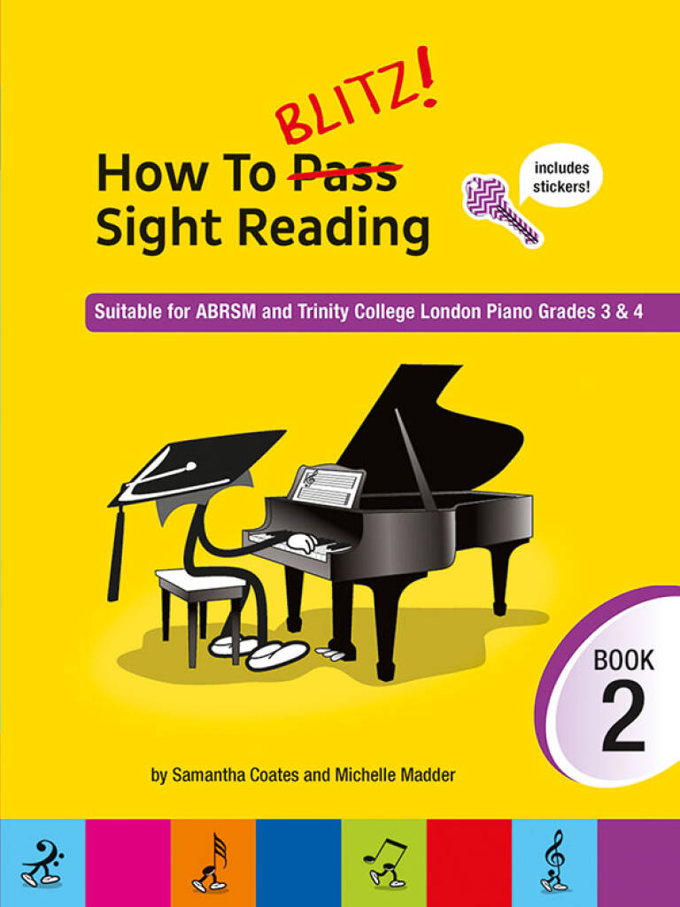 How To Blitz Sight Reading Book 2 Piano Sheet Music Songbook