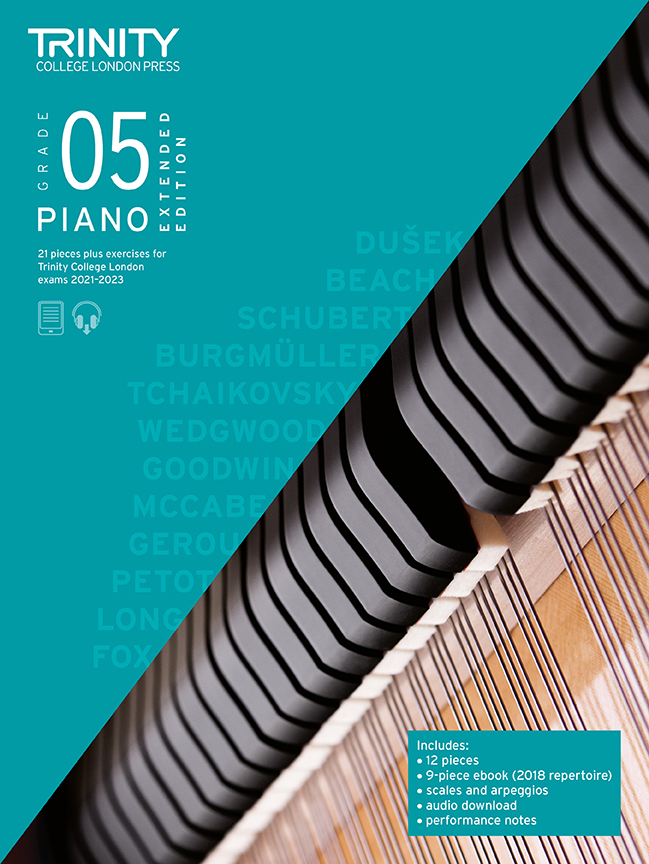 Trinity Piano Exams 2021-2023 Grade 5 Extended Sheet Music Songbook