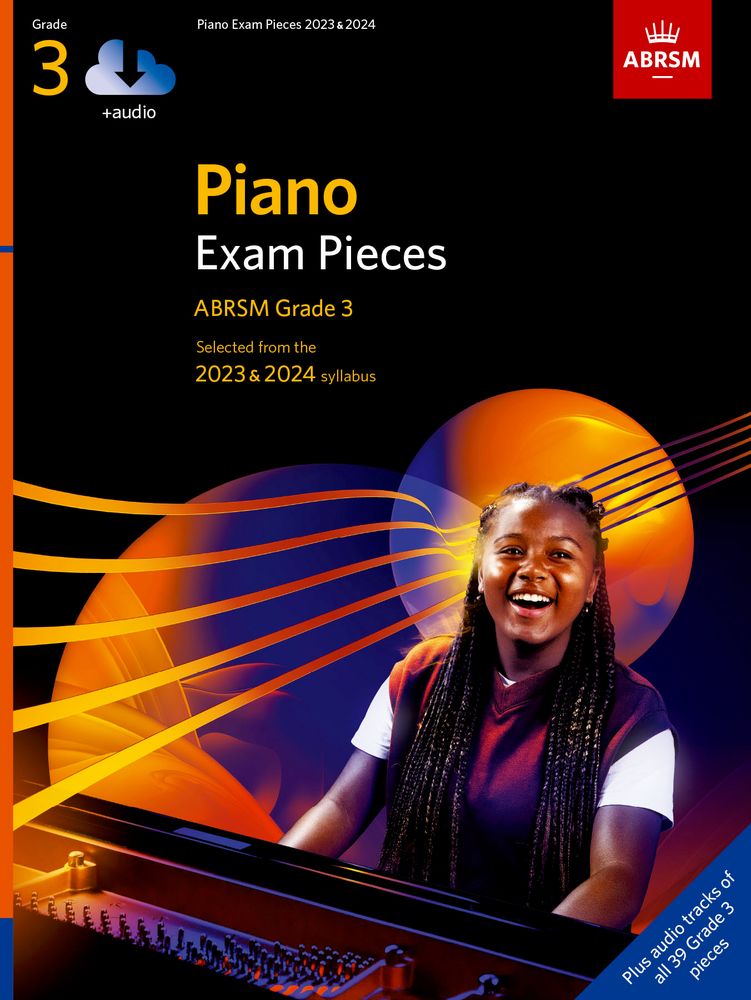 Piano Exam 2023-2024 Grade 3 + Audio Abrsm Sheet Music Songbook