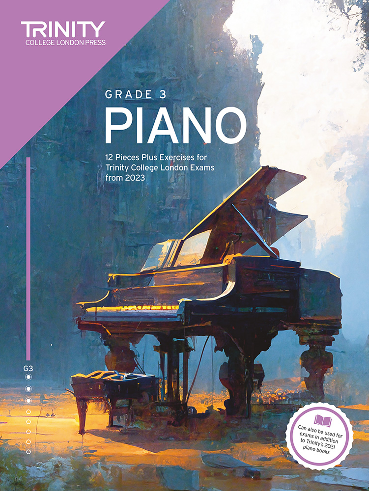 Trinity Piano Exam From 2023 Grade 3 Book Only Sheet Music Songbook