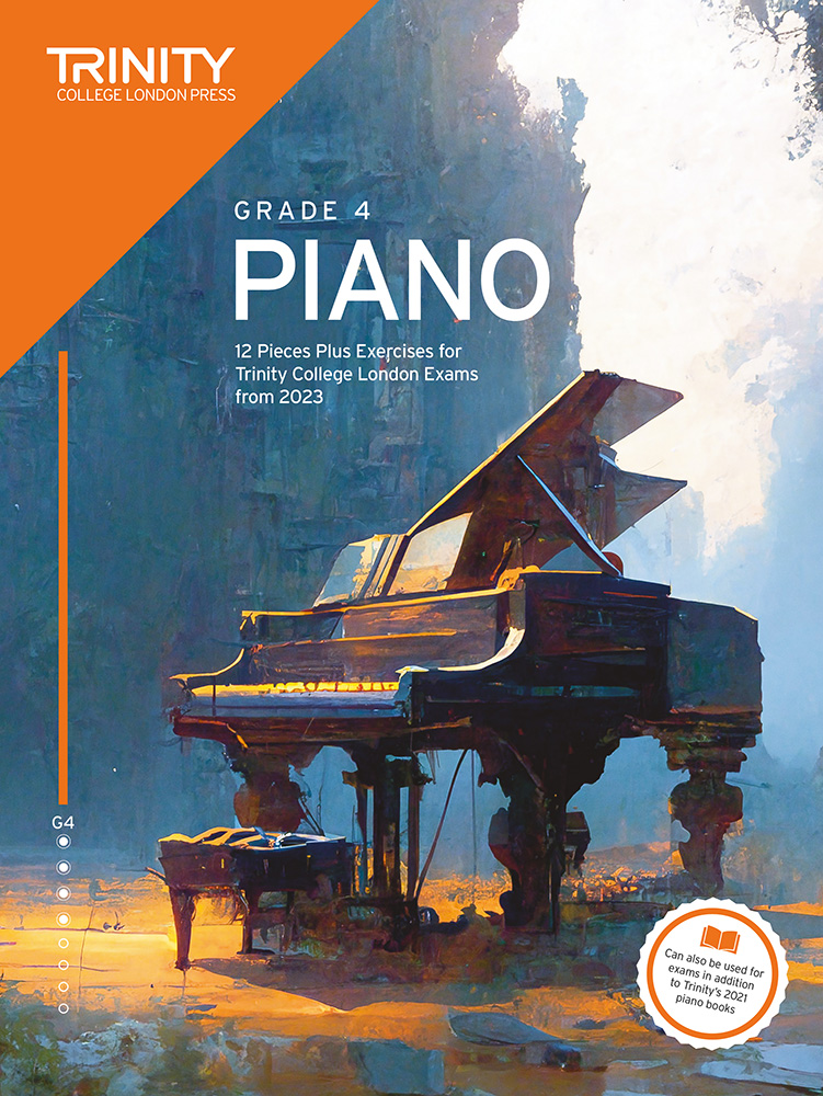 Trinity Piano Exam From 2023 Grade 4 Book Only Sheet Music Songbook