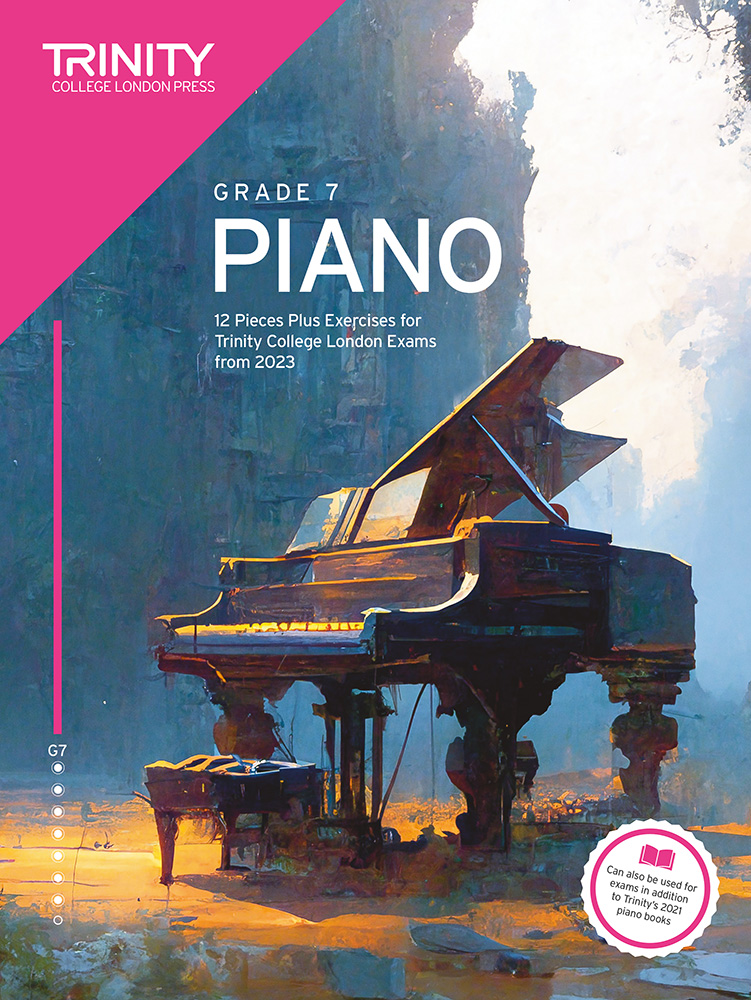 Trinity Piano Exam From 2023 Grade 7 Book Only Sheet Music Songbook