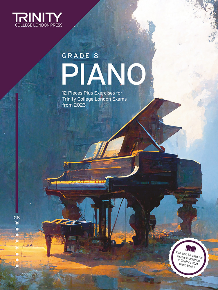 Trinity Piano Exam From 2023 Grade 8 Book Only Sheet Music Songbook