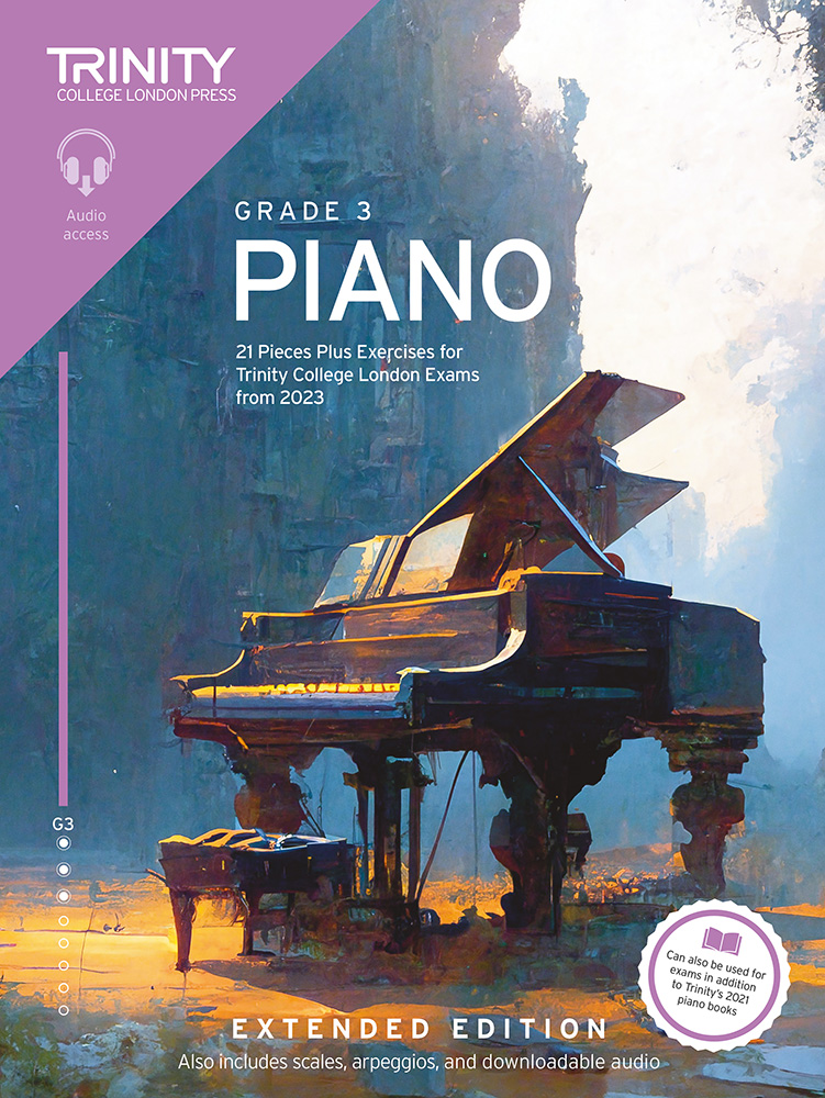 Trinity Piano Exam From 2023 Grade 3 Extended Sheet Music Songbook