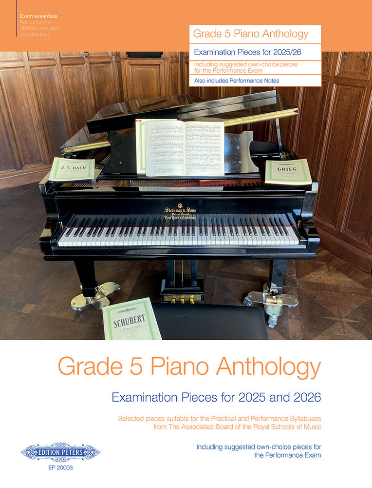 Grade 5 Piano Anthology 2025-2026 Abrsm Sheet Music Songbook