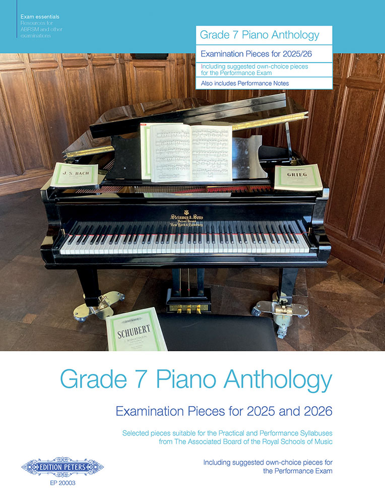 Grade 7 Piano Anthology 2025-2026 Abrsm Sheet Music Songbook