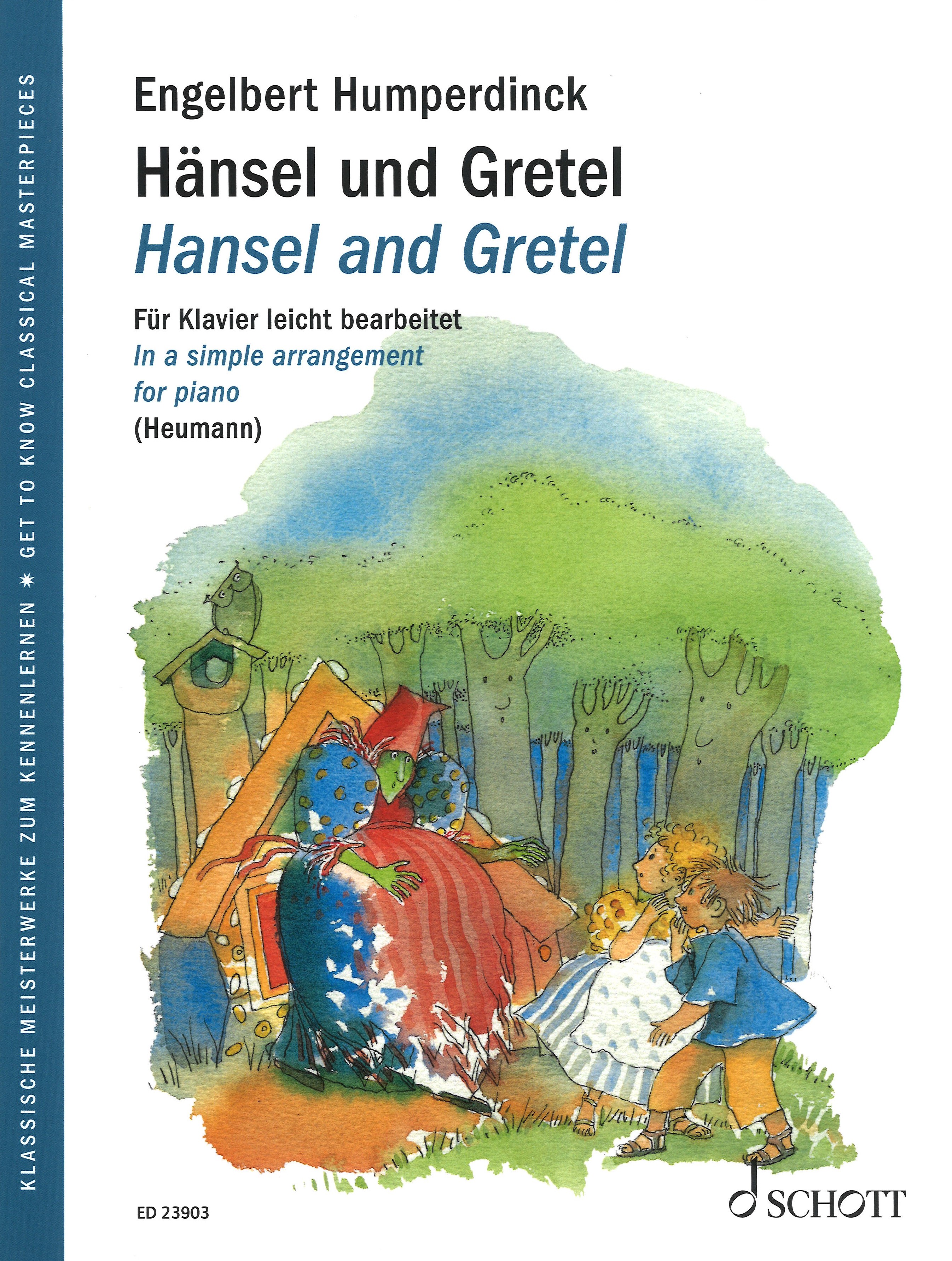 Humperdinck Hansel And Gretel Simple Piano Sheet Music Songbook