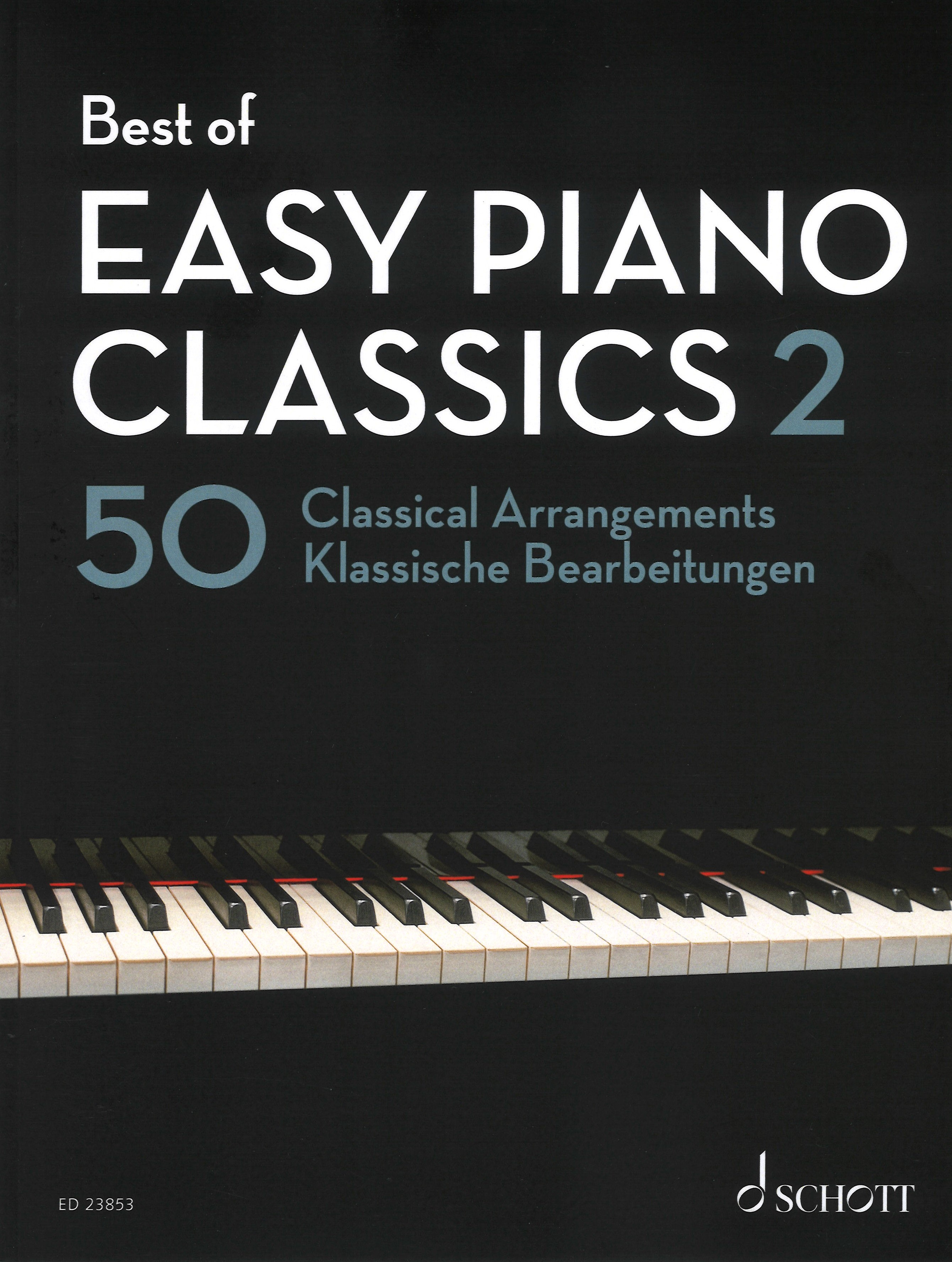 Best Of Easy Piano Classics 2 50 Classical Pieces Sheet Music Songbook