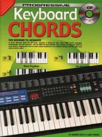 Progressive Keyboard Chords Book & Cd Sheet Music Songbook