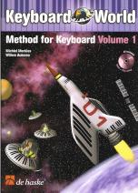 Keyboard World Method For Keyboard Vol 1 Book & Cd Sheet Music Songbook