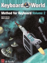 Keyboard World Method For Keyboard Vol 2 Book & Cd Sheet Music Songbook