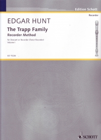 Trapp Family Recorder Method Book 1 Descant/tenor Sheet Music Songbook