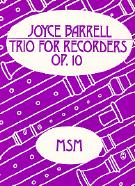 Barrell (j) Trio For Recorders Op10 Des Treb Tenor Sheet Music Songbook