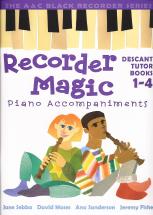 Recorder Magic Descant Bks 1-4 Piano Accompaniment Sheet Music Songbook