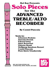 Solo Pieces For Advanced Treble/alto Rec Sheet Music Songbook